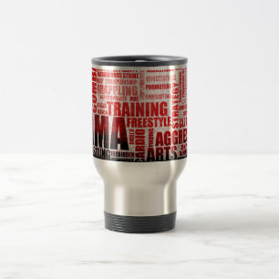 MMA Mixed Martial Arts Travel Mug