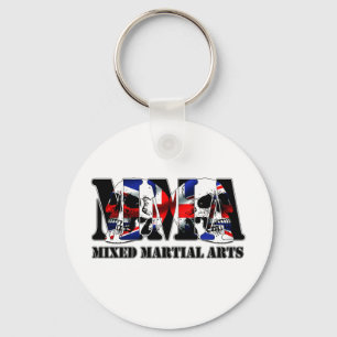 MMA Mixed Martial Arts UK Skulls Key Ring