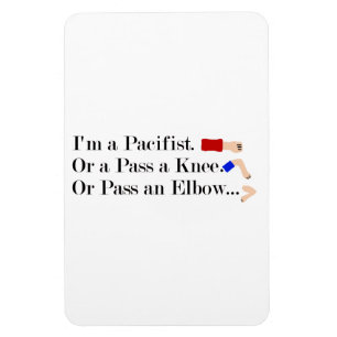 MMA Pacifist Humour Design Magnet