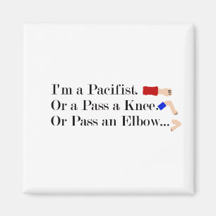 MMA Pacifist Humour Design Magnet