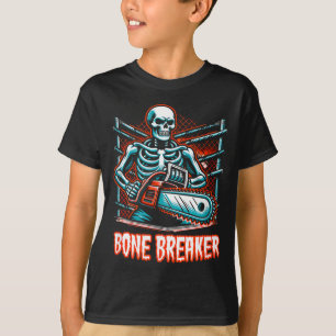 MMA Skeleton Muay Thai Halloween Kickboxing T-Shirt