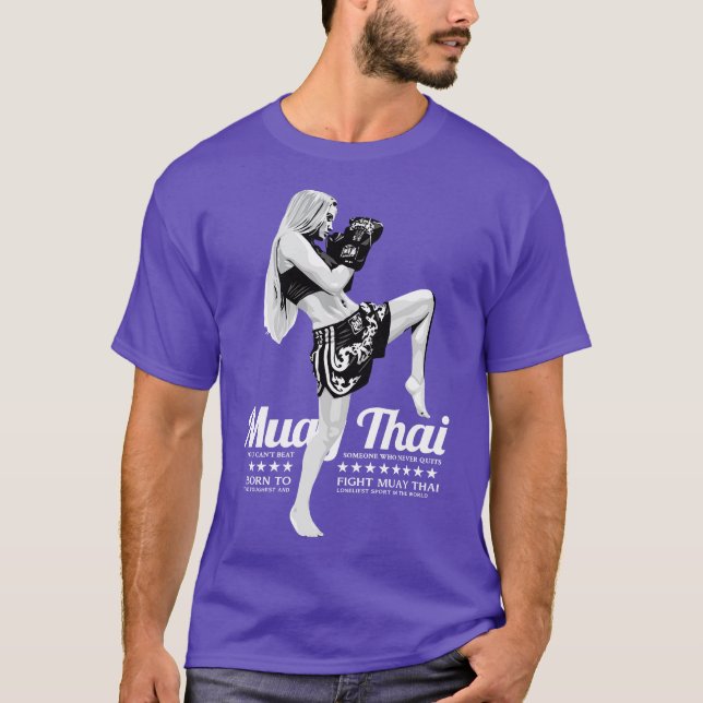MMA Thai Boxing Girl T-Shirt (Front)