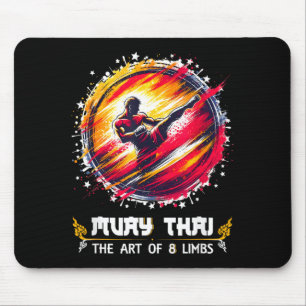 MMA Thai Boxing Kickboxing Art of Eight Limbs Muay Mouse Mat