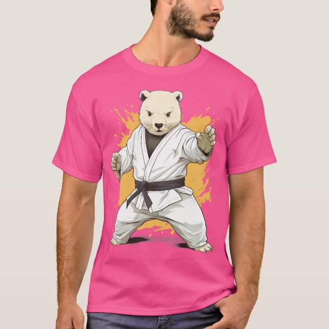 Mma Wombat Karate T-Shirt (Front)