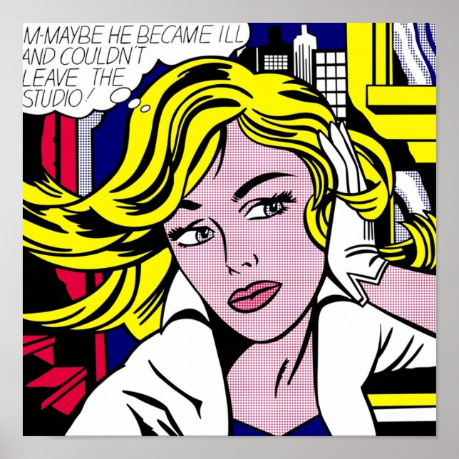 MMaybe by Roy Lichtenstein  Poster (Front)