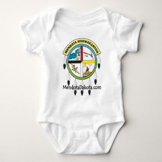 MMDC logo with website Baby Bodysuit