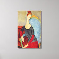 Mme Hebuterne in a Blue Chair, 1918