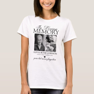 Mmeorial Photo In Loving Memory T-Shirt