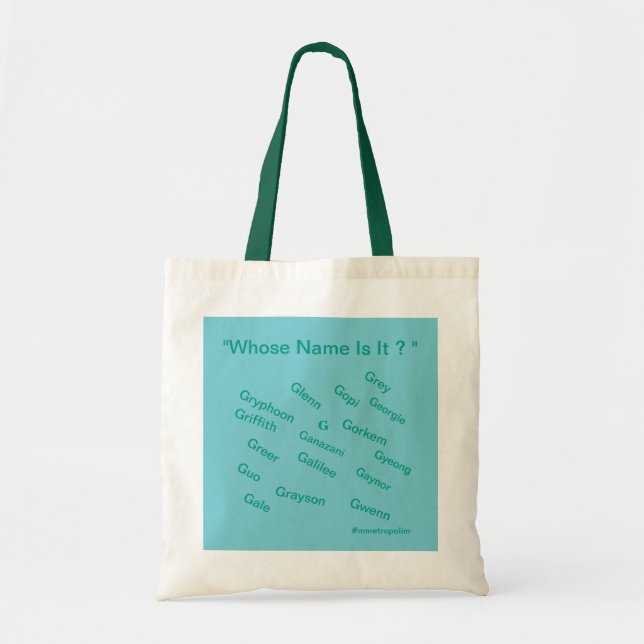MMetropolim "Budget Tote Bag " (Front)