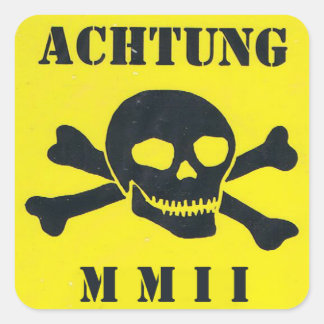 MMII MINEFIELD STICKER