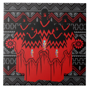 MMIW Fashion Ayasha Southwest Pattern Ceramic Tile
