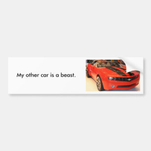 MMM (2), My other car is a beast. Bumper Sticker