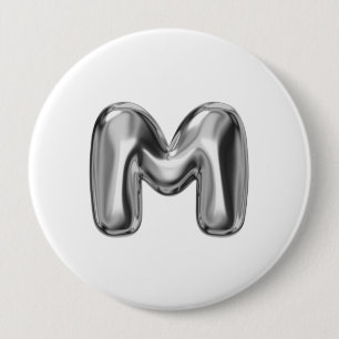 MMM ALPHABET Tapestry 10 Cm Round Badge