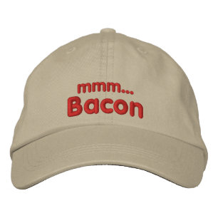 MMM ... Bacon Love Embroidered Hat