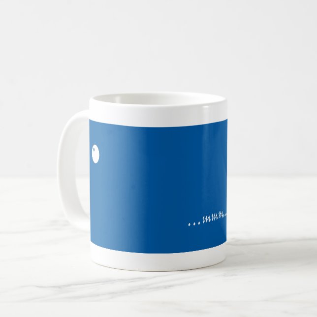 Mmm Clean Minimal Spying Eyes Show Coffee Mug (Front Left)