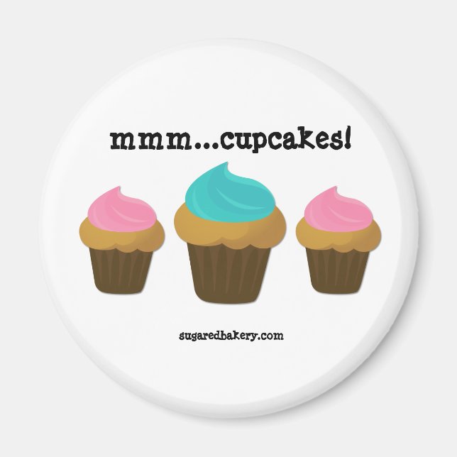 mmm...cupcakes! Magnet (Front)