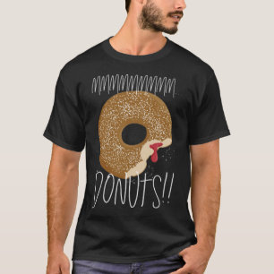 mmm Doughnuts Love and Adore Junk Food Secret Sant T-Shirt