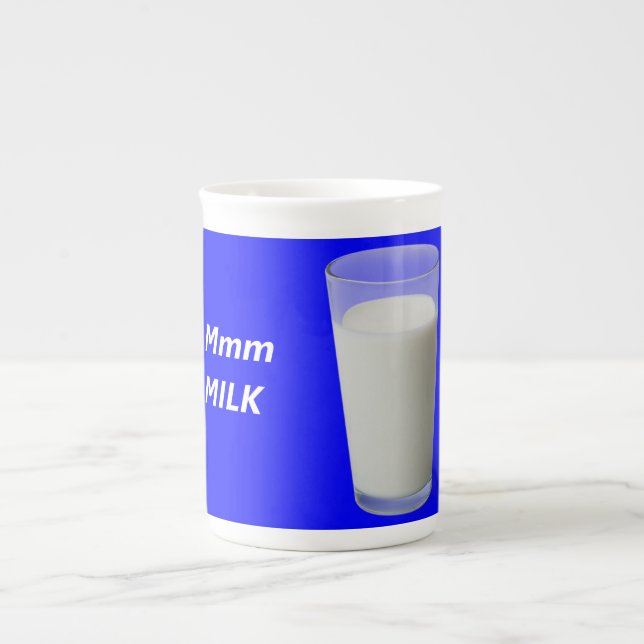 Mmm MILK Bone China Mug (Front)