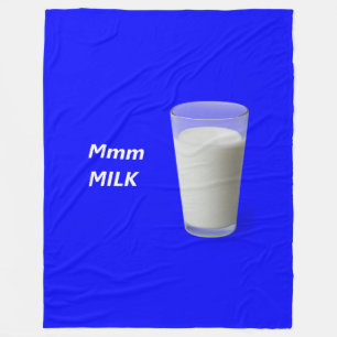 Mmm MILK Fleece Blanket