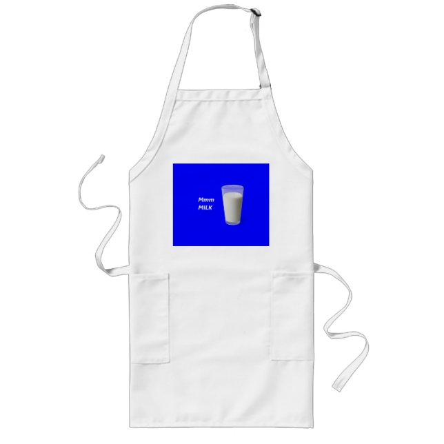 Mmm MILK Long Apron (Front)