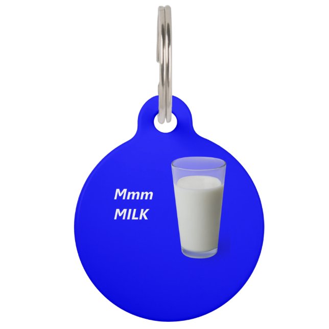 Mmm MILK Pet Tag (Front)