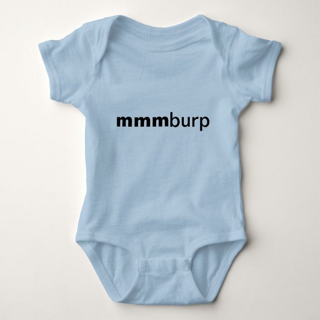 "Mmmburp" - Hanson-inspired baby tee (Front)