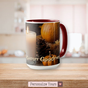 Mmmm Autumn Goodness Personalised Autumn-Themed Mug