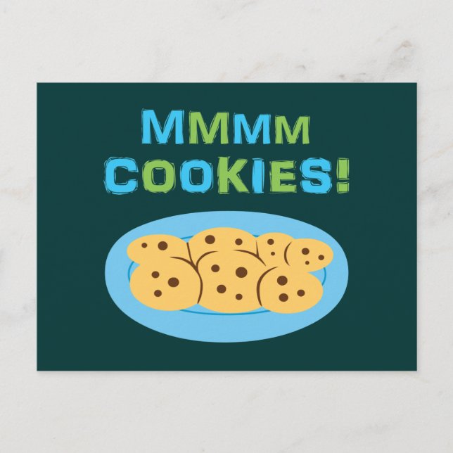 Mmmm Cookies! Postcard (Front)
