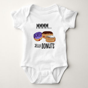 MMMM Jelly Doughnuts! Baby Bodysuit