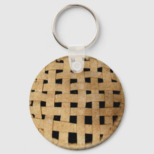 Mmmm  Pie Funny Dessert Key Ring