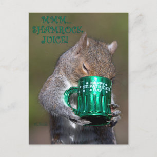 MMMM… SHAMROCK JUICE! POSTCARD