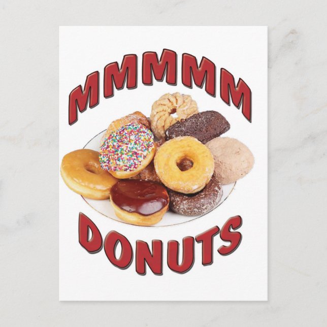 MMMMM DONUTS POSTCARD (Front)