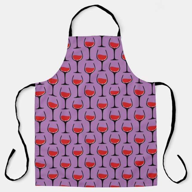 Mmmmmm Red Wine Apron (Front)