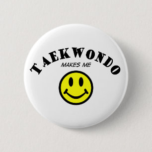 MMS: Taekwondo 6 Cm Round Badge