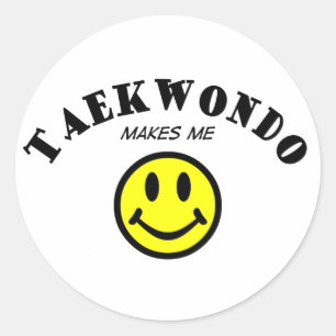 MMS: Taekwondo Classic Round Sticker
