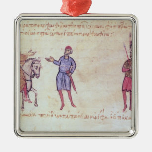 MMS Vitr 26-7 The Byzantine Army Putting to Flight Metal Tree Decoration