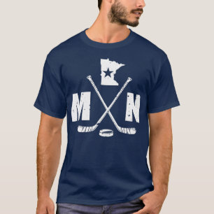 Mn Hockey  The State Of Ice Hockey Gift T-Shirt