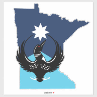 MN Loon Rising - MN State flag