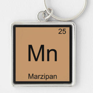 Mn - Marzipan Funny Chemistry Element Symbol Tee Key Ring