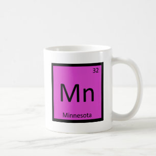 Mn - Minnesota State Chemistry Periodic Table Coffee Mug