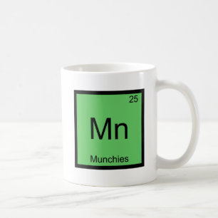 Mn - Munchies Funny Chemistry Element Symbol Tee Coffee Mug