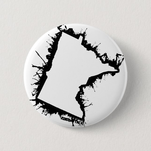 MN Splat 6 Cm Round Badge (Front)