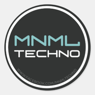 MNML techno sticker
