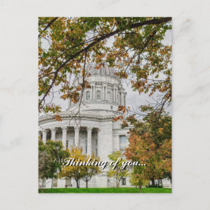 MO Capitol Autumn Thinking Of You Postcard