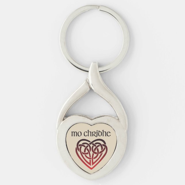 Mo Chridhe - My Heart in Scottish Gaelic Key Ring (Front)
