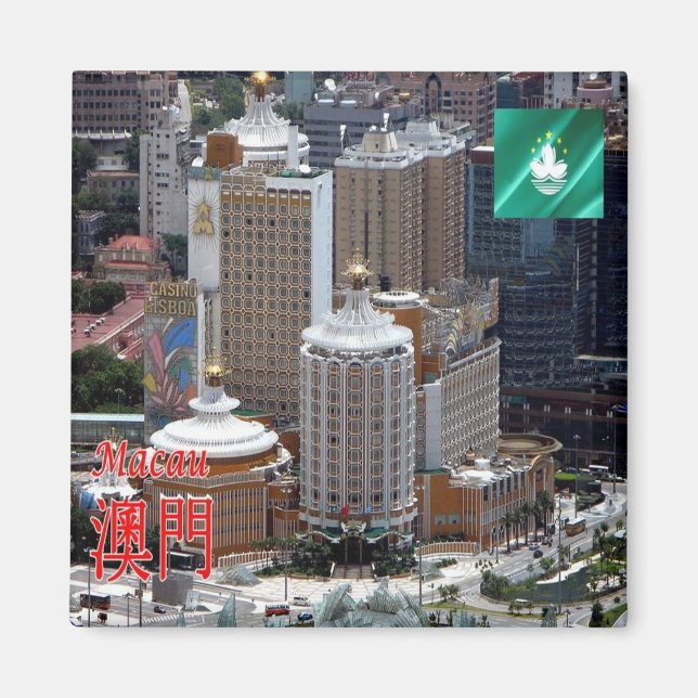 MO - Macao - Lisboa Casino' Magnet (Front)