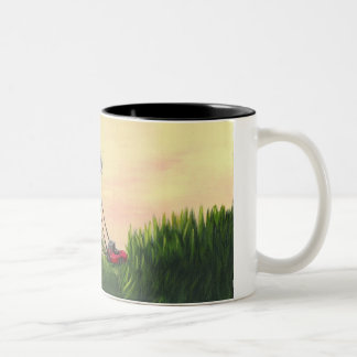 Mo' Mowing Two-Tone Coffee Mug