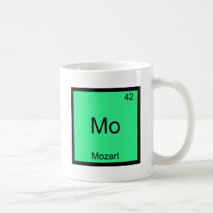 Mo - Mozart Funny Chemistry Element Symbol Tee Coffee Mug