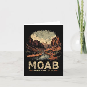 Moab Arches Family Road Trip 2025 Vintage Moab Nat Card