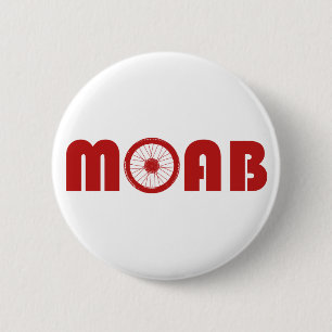 Moab (Bike Wheel) 6 Cm Round Badge